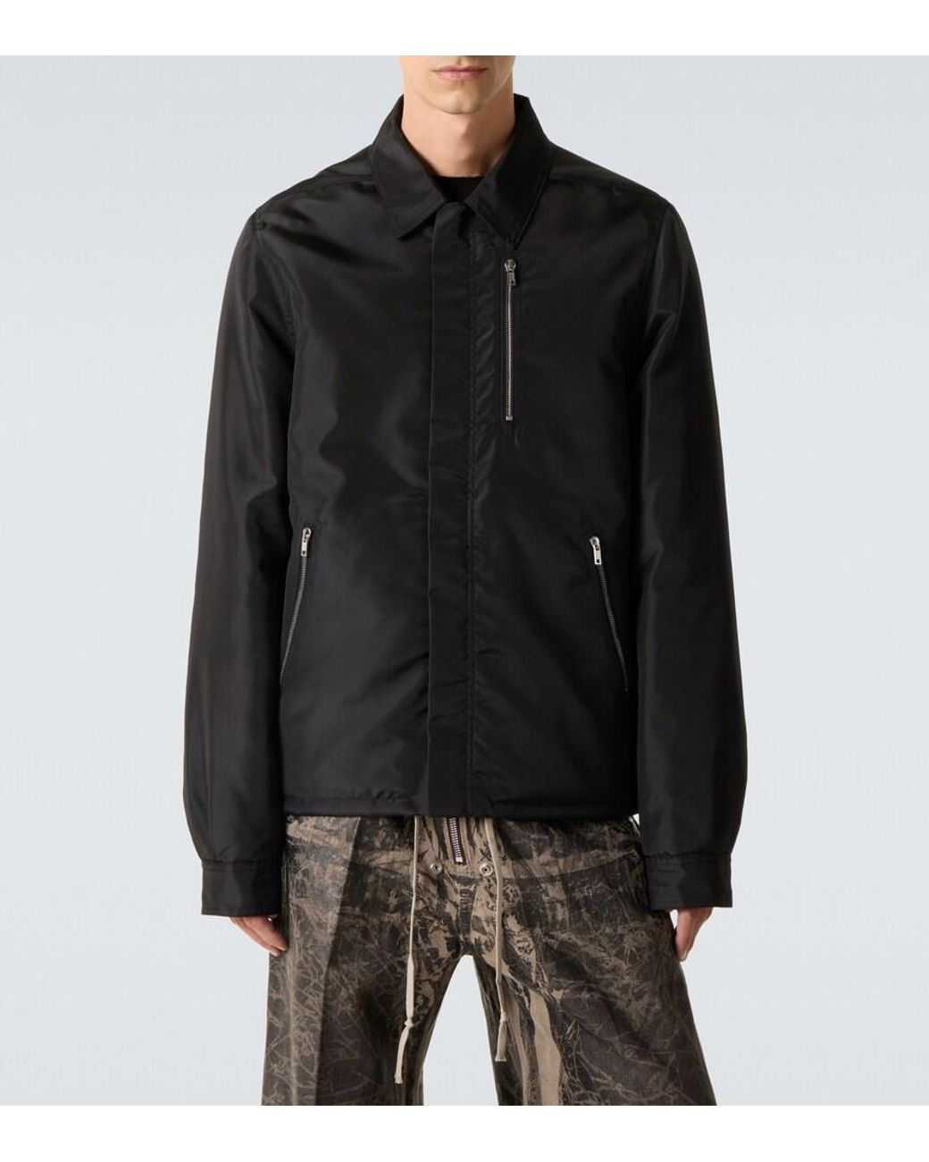 Rick Owens Black Drkshdw Technical Jacket for men