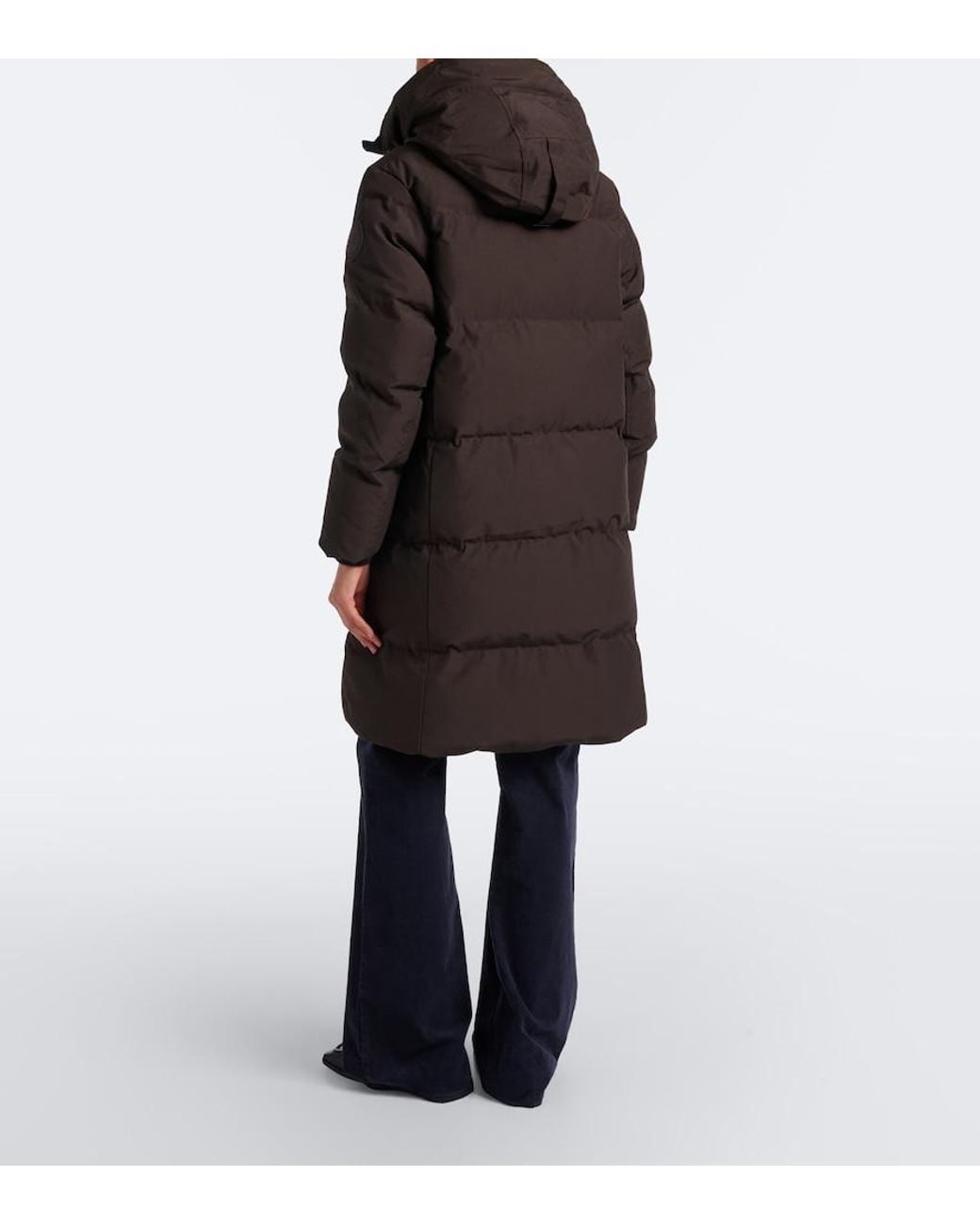 Canada Goose Black Louise Hooded Down Coat