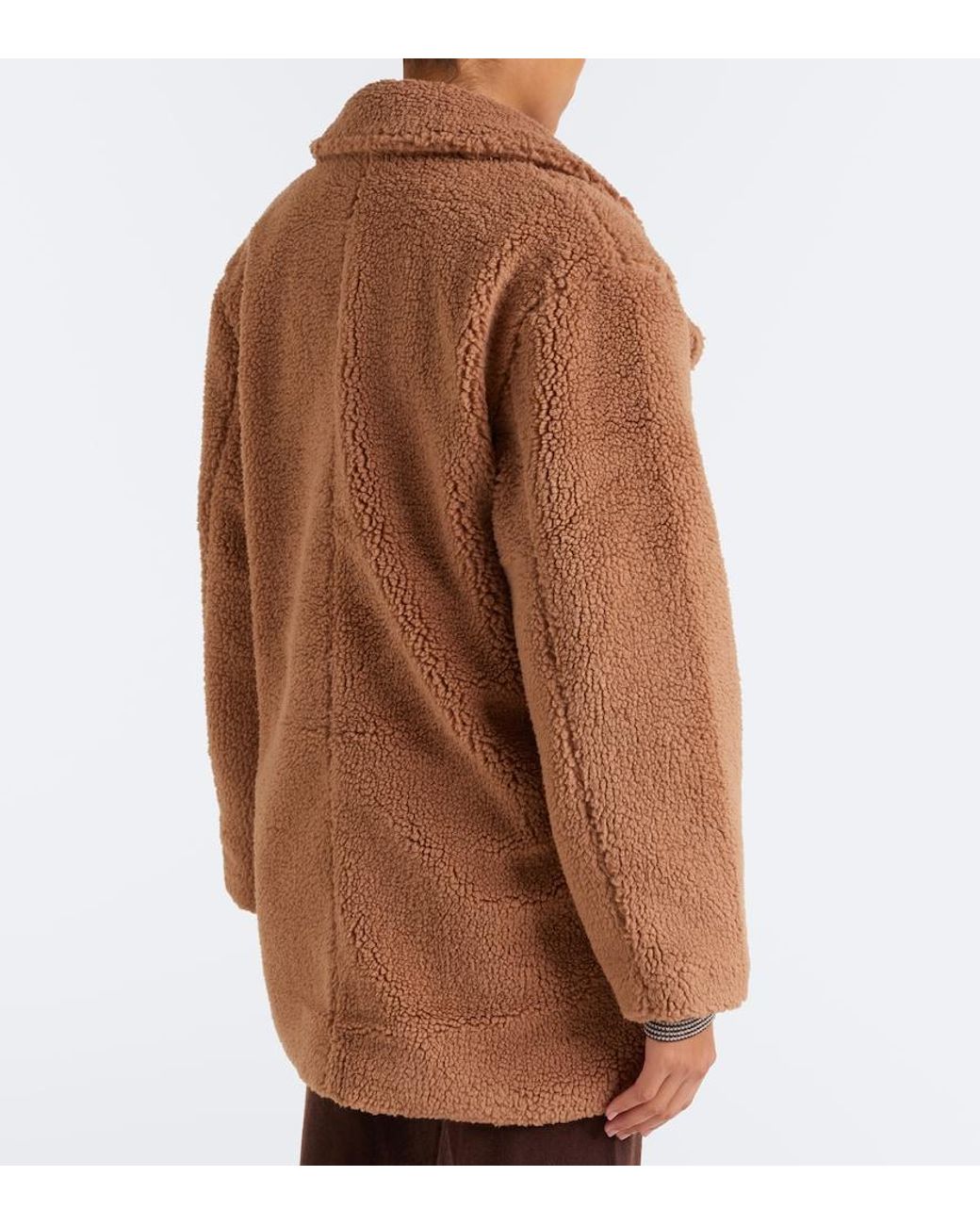 The Upside Brown Gracie Teddy Coat