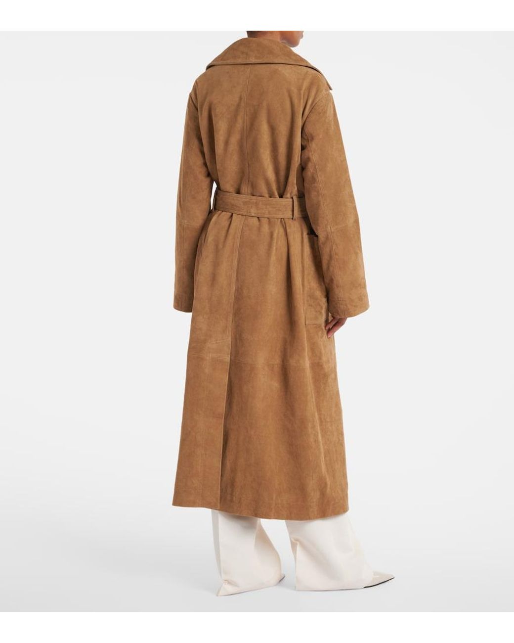 Rohe Natural Suede Wrap Coat