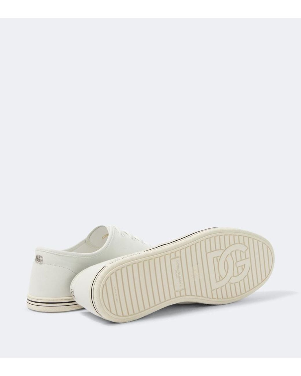 Dolce & Gabbana White Dolce & Gabbana Dolce & Gabbana Leather Sneakers for men
