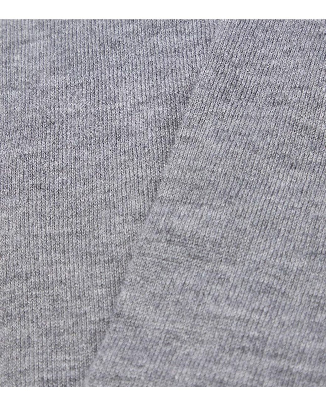 Alaïa Gray Cashmere And Silk Gloves