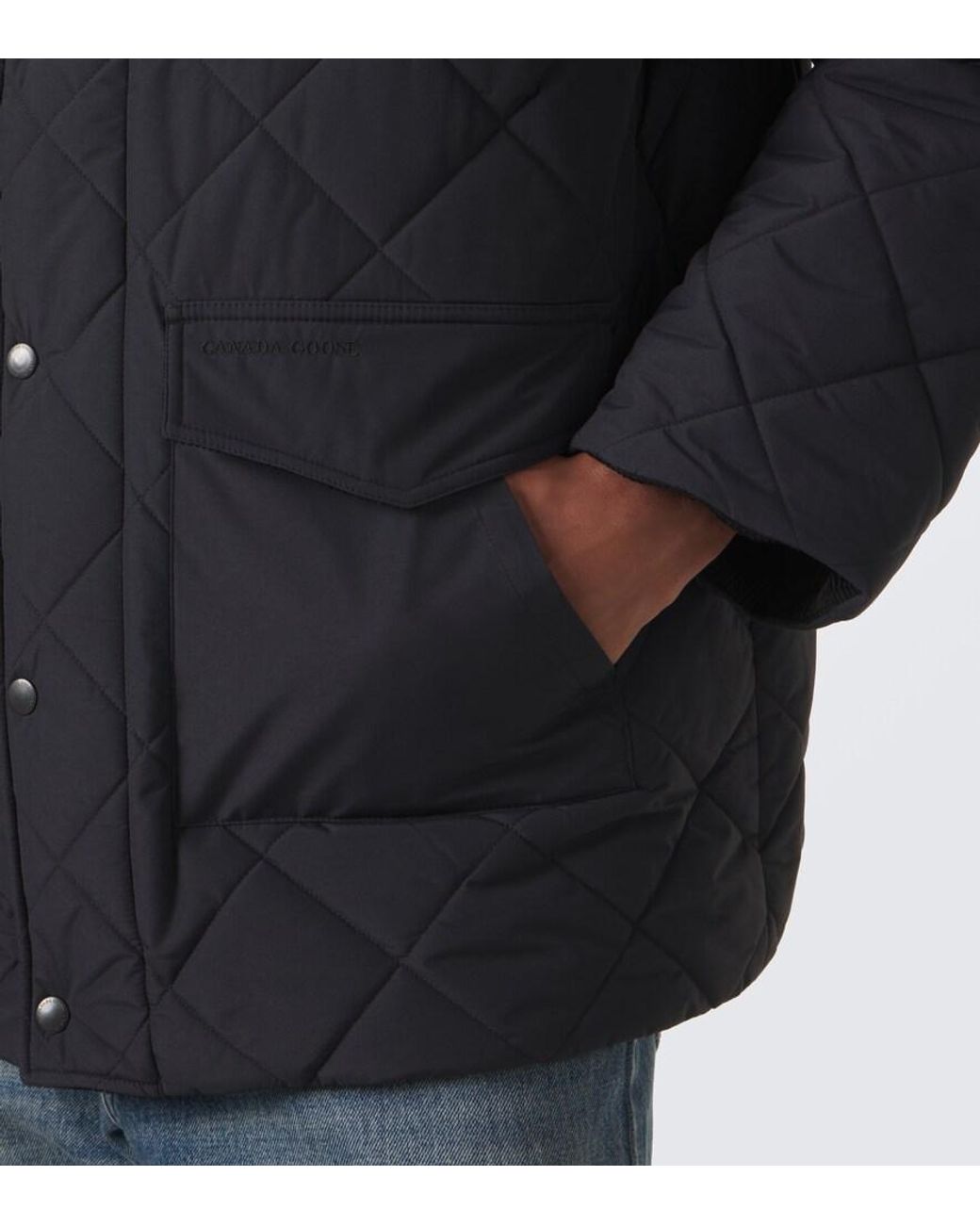 Canada Goose Blue Terra Quilted Jacket for men