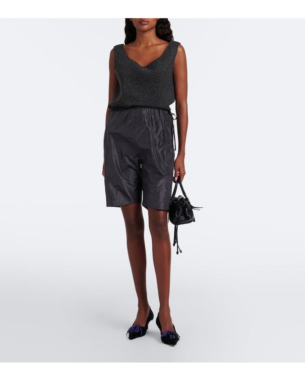 Prada Black Virgin Wool Top