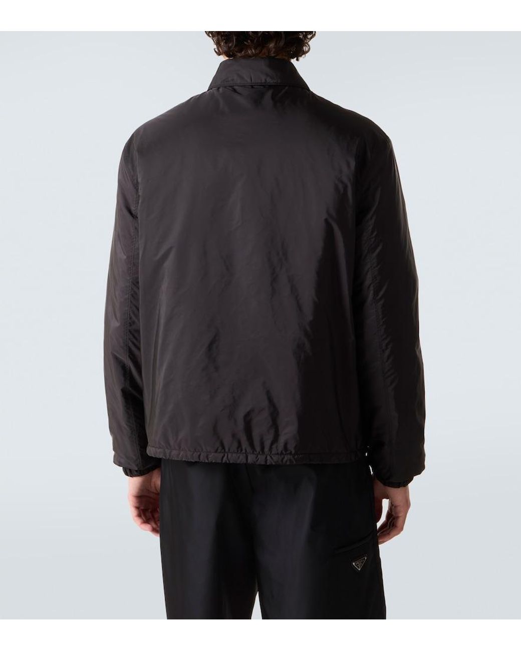 Giacca Blouson di Prada in Black da Uomo