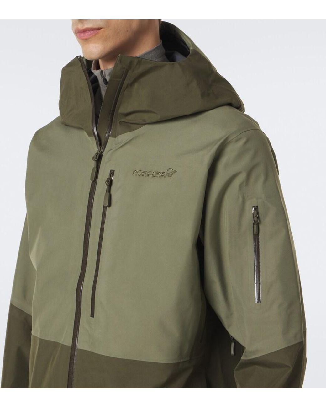 Norrona Green Lofoten Gore-Tex Ski Jacket for men
