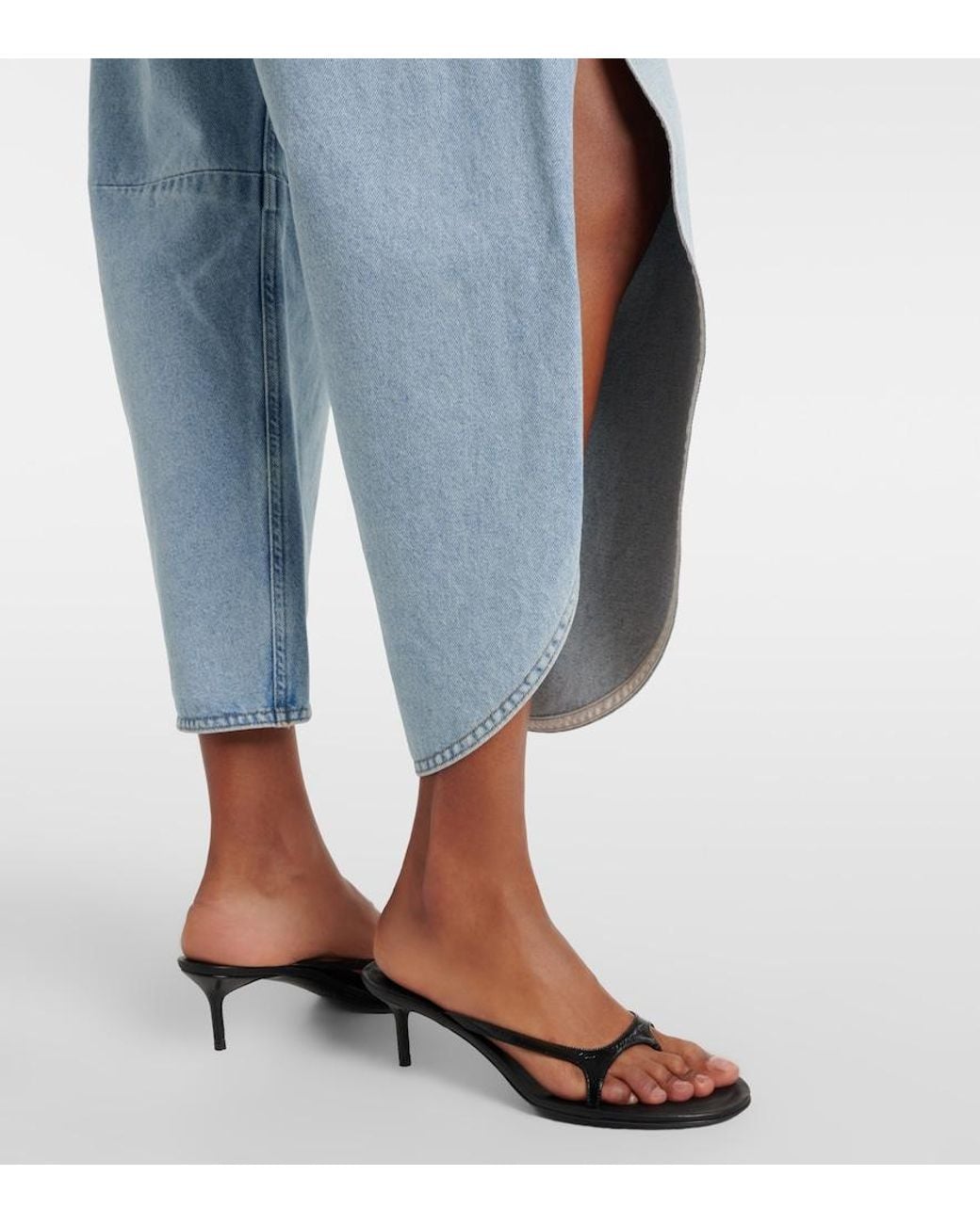 Citizens of Humanity Blue Tulip Barrel-Leg Jeans