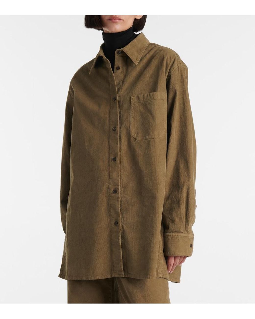 The Row Natural Tan Idro Shirt