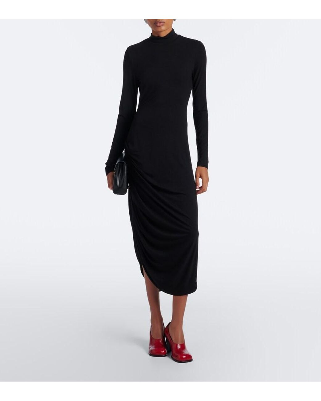 Proenza Schouler Red Esme Eel Leather Pumps