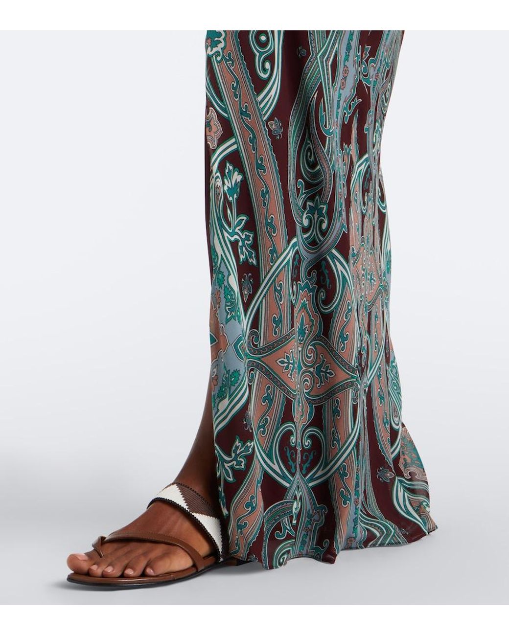 Veronica Beard Multicolor Daciana Printed Silk Georgette Maxi Dress