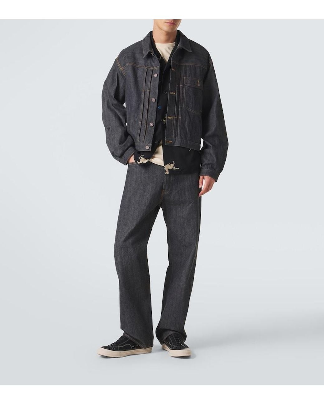 Chaqueta 102Xx De Denim Visvim de hombre de color Black