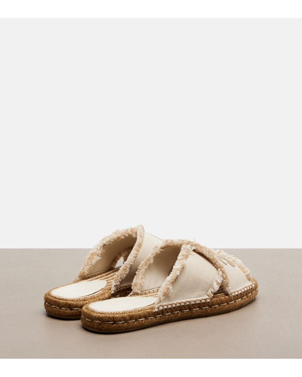 Jimmy Choo Natural Aciel Woven Espadrille Sandals