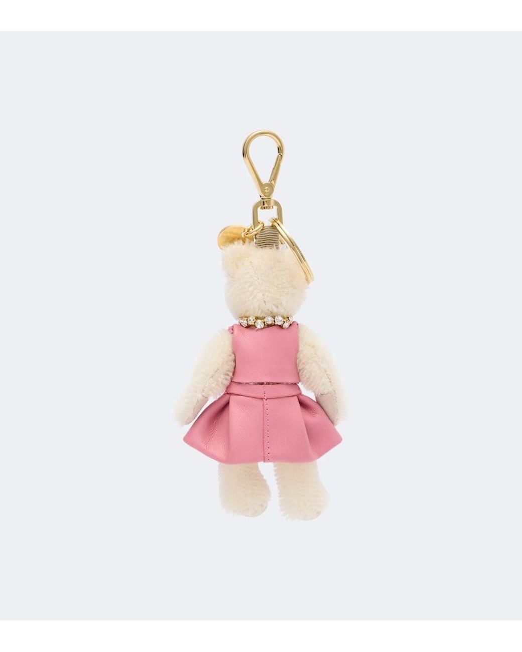 Prada Pink Teddy Bag Charm