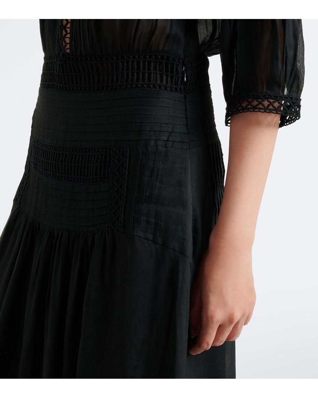 Isabel Marant Black Pamena Maxi Dress