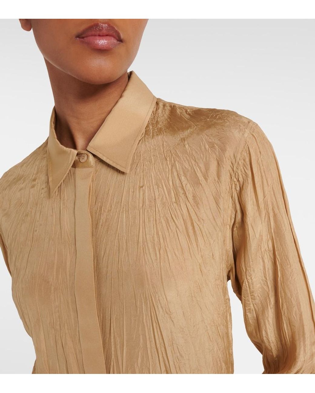 Blusa Bold De Seda Joseph de color Natural