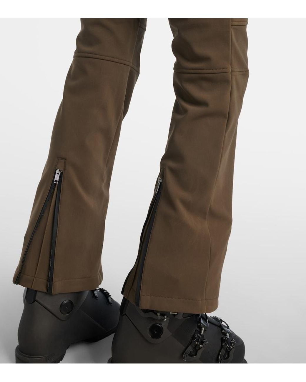 Yves Salomon Brown Flared Ski Pants