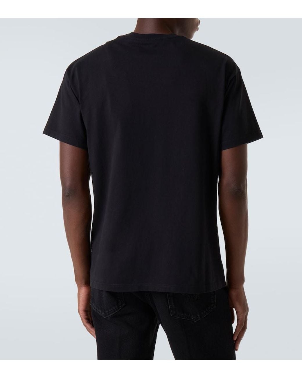 Camiseta De Jersey De Algodon Con Logo Givenchy de hombre de color Black