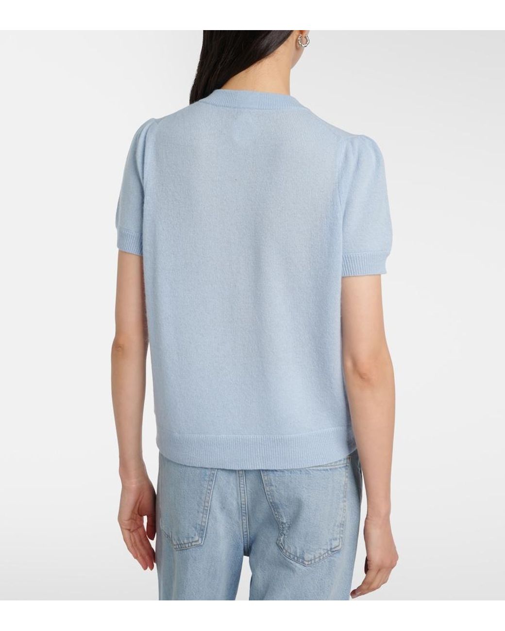 Jardin Des Orangers Blue Cashmere Cardigan
