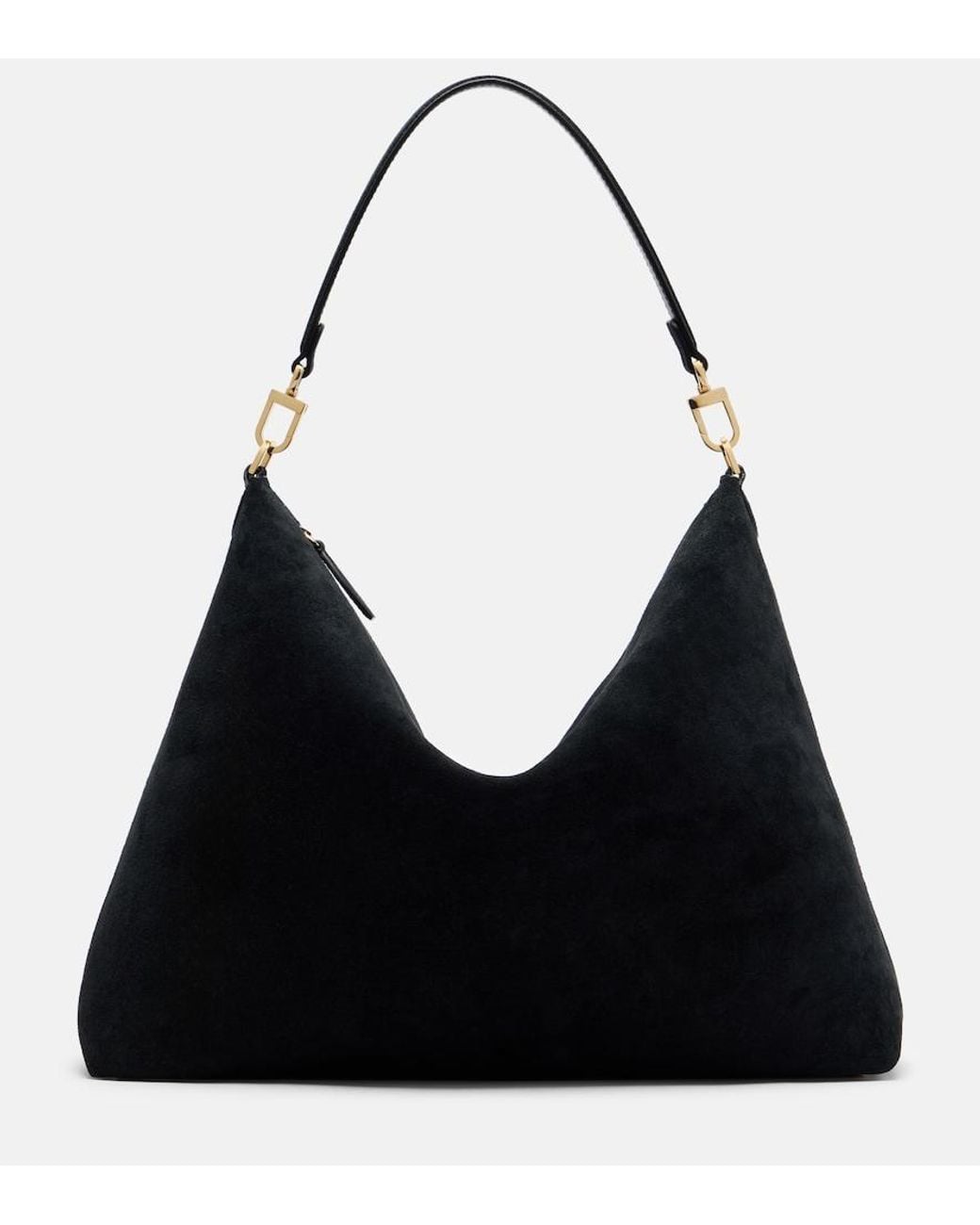 Totême Black Suede Tote Bag