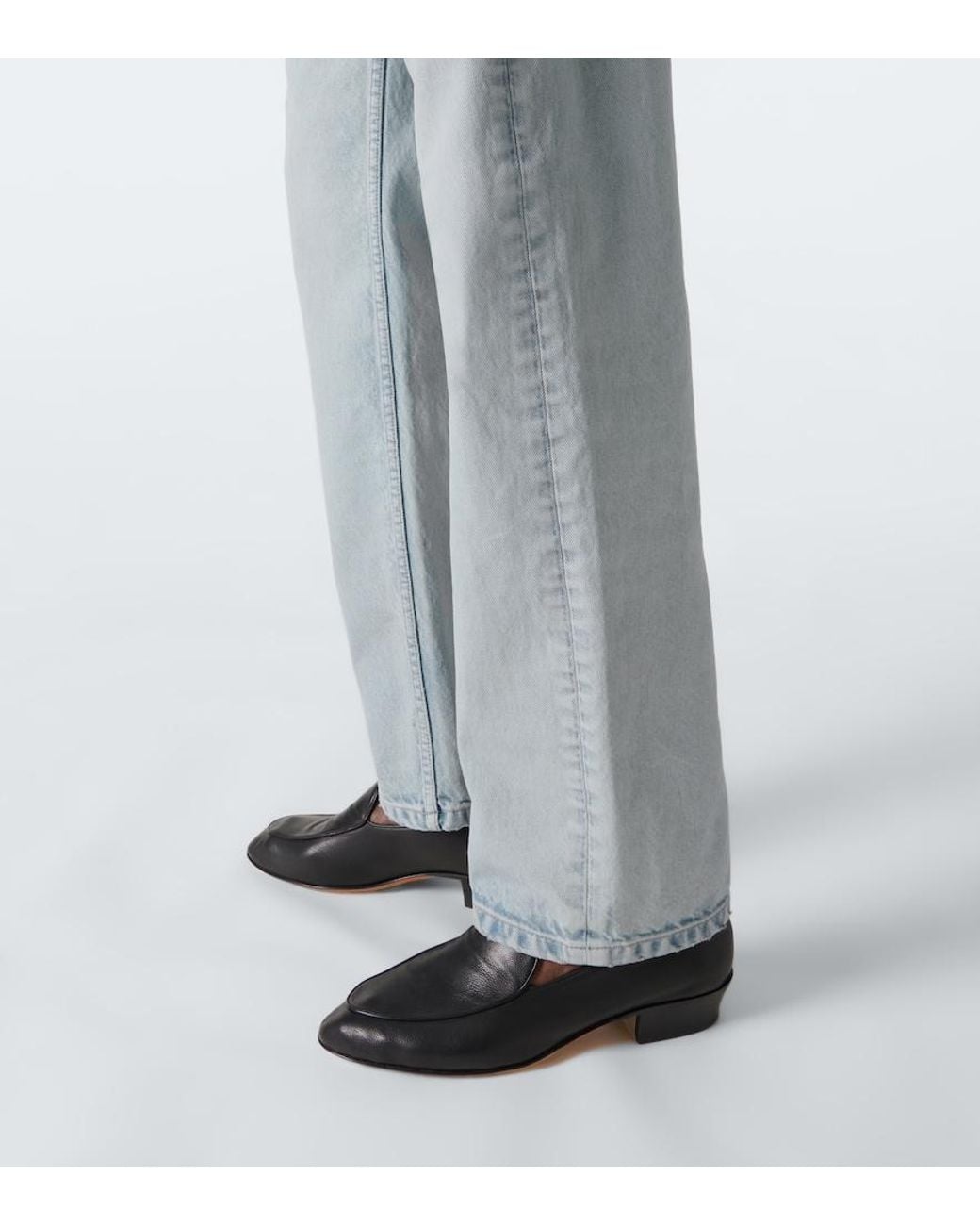 Jeans Rectos Burt The Row de hombre de color Blue