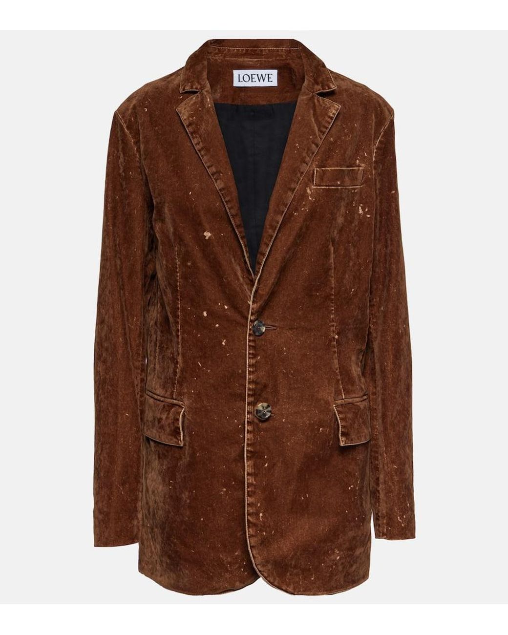 【送料&関税込】Loewe Brown Wool Blazer WOOL BLAZER for Women - Loewe | Biffi