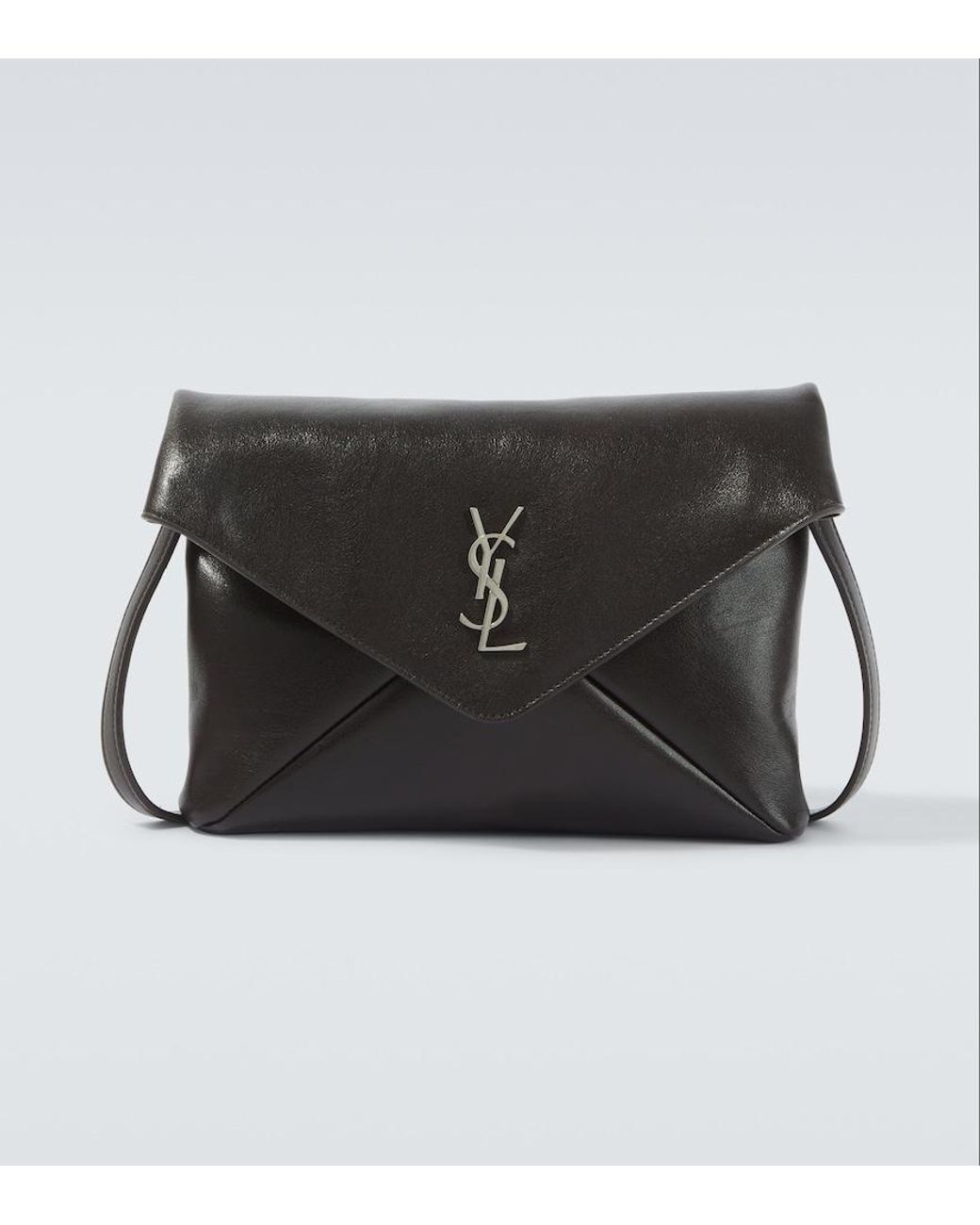 Borsa A Tracolla Cassandre Envelope di Saint Laurent in Black da Uomo