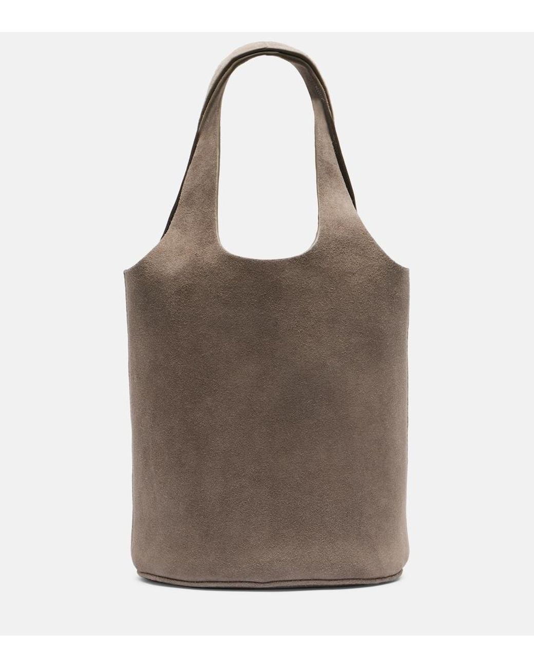 A.Emery Brown Wren Medium Suede Bucket Bag