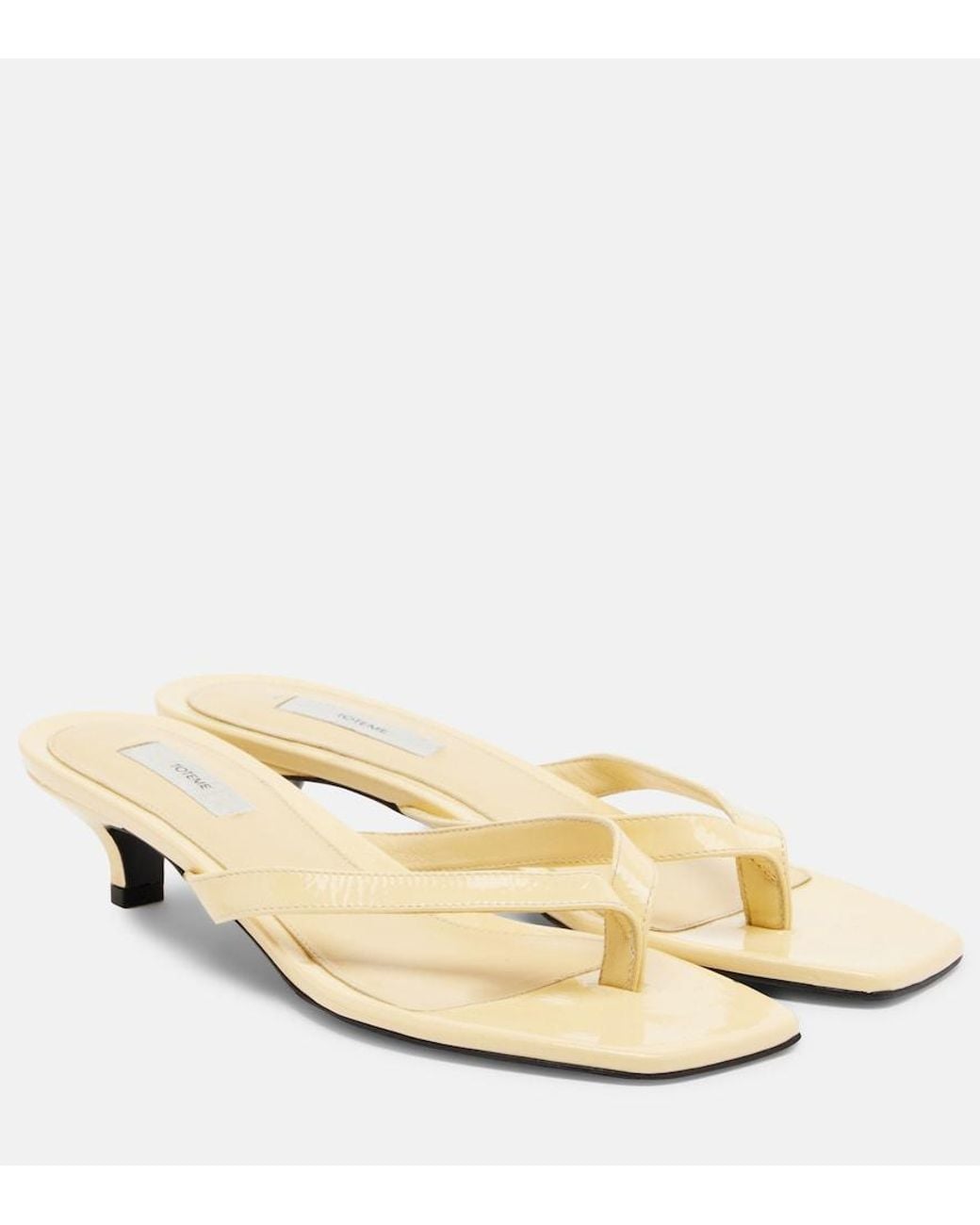 Totême Natural Leather Thong Sandals