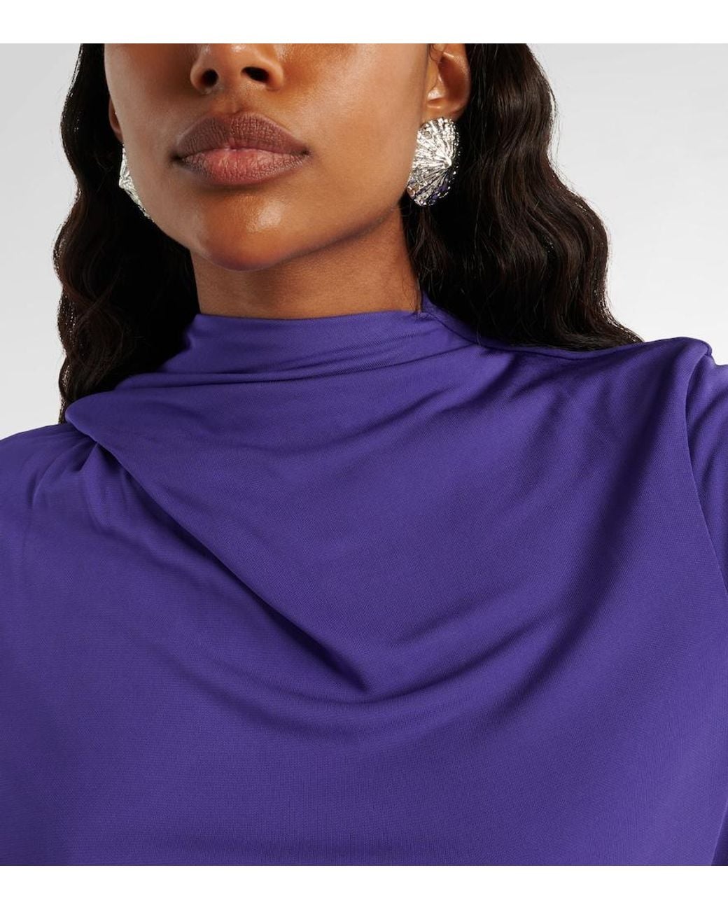 Jennifer Behr White Limpet Earrings