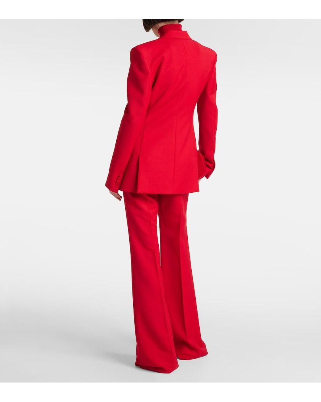 Gabriela Hearst Red Gavin Virgin Wool Blazer