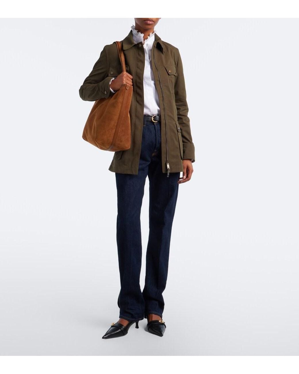 Burberry Brown Bloomsbury Medium Reversible Suede Tote Bag
