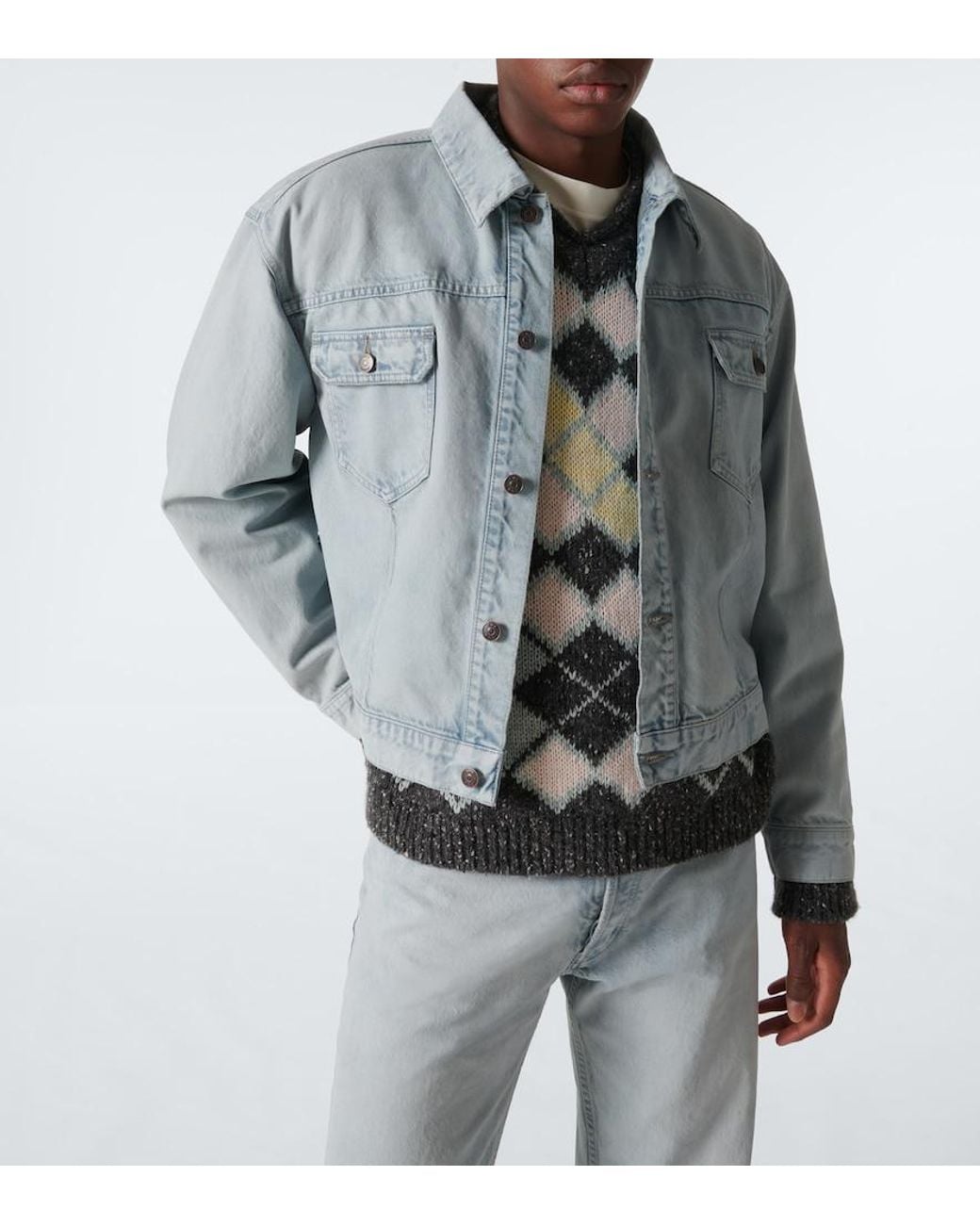 The Row Blue Orson Denim Jacket for men