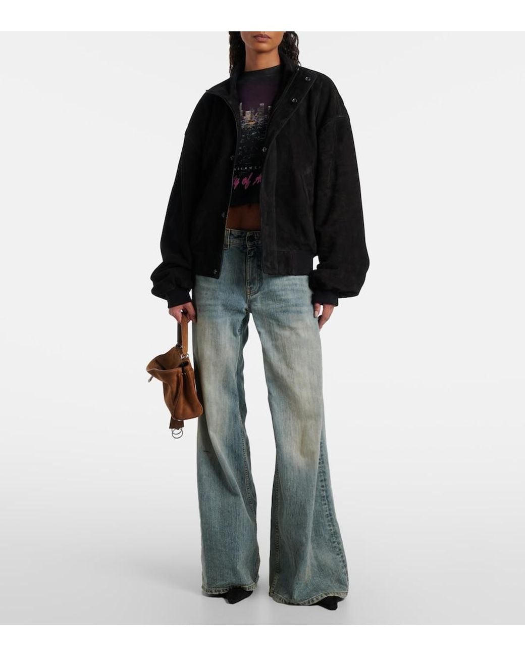 Balenciaga Black Suede Jacket