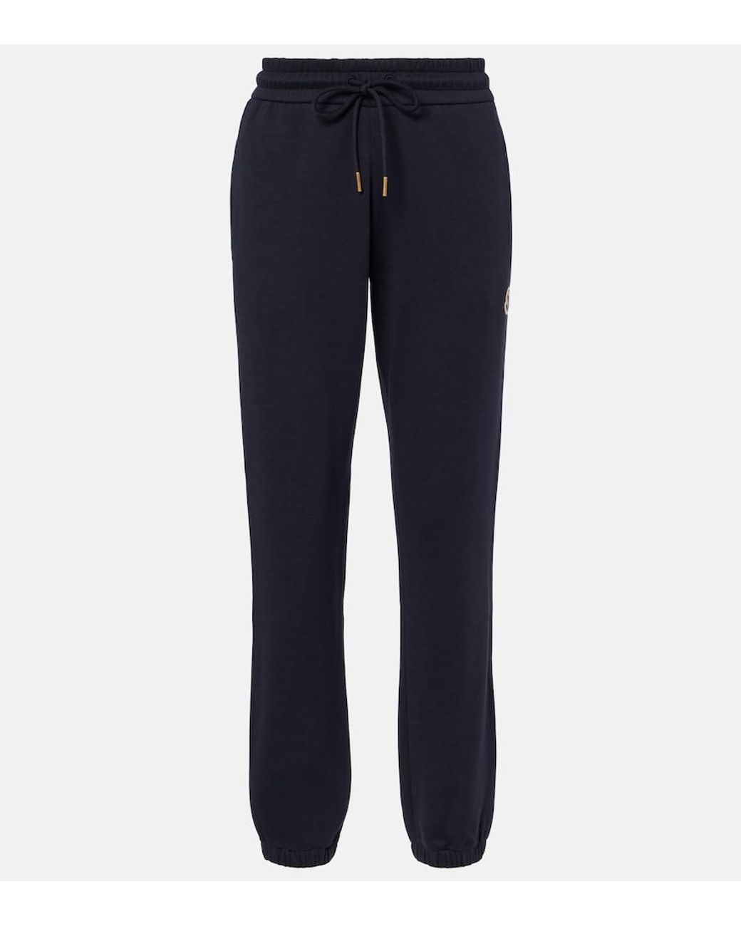 Moncler Blue Cotton-Blend Sweatpants