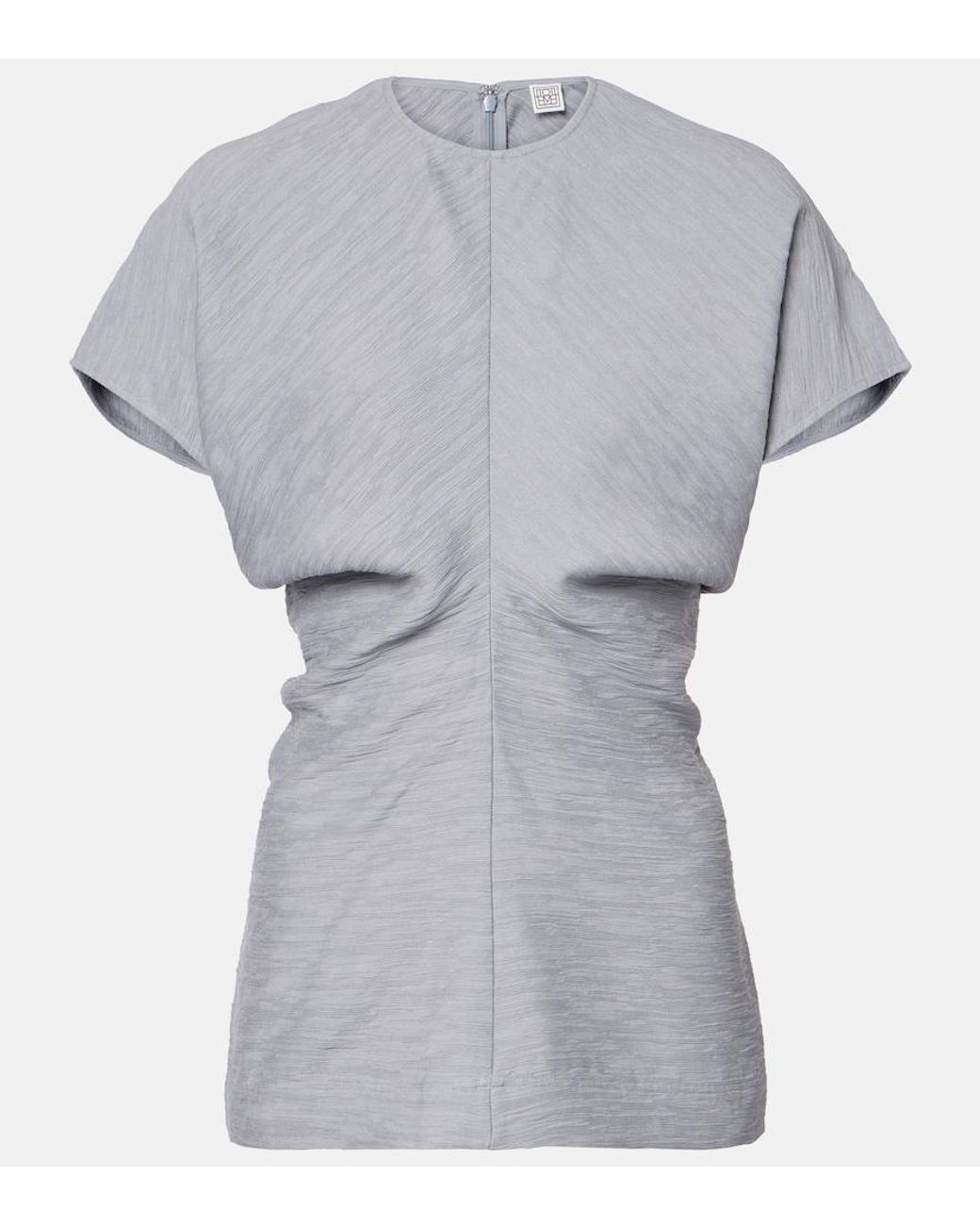 Top Drapeado Totême de color Gray