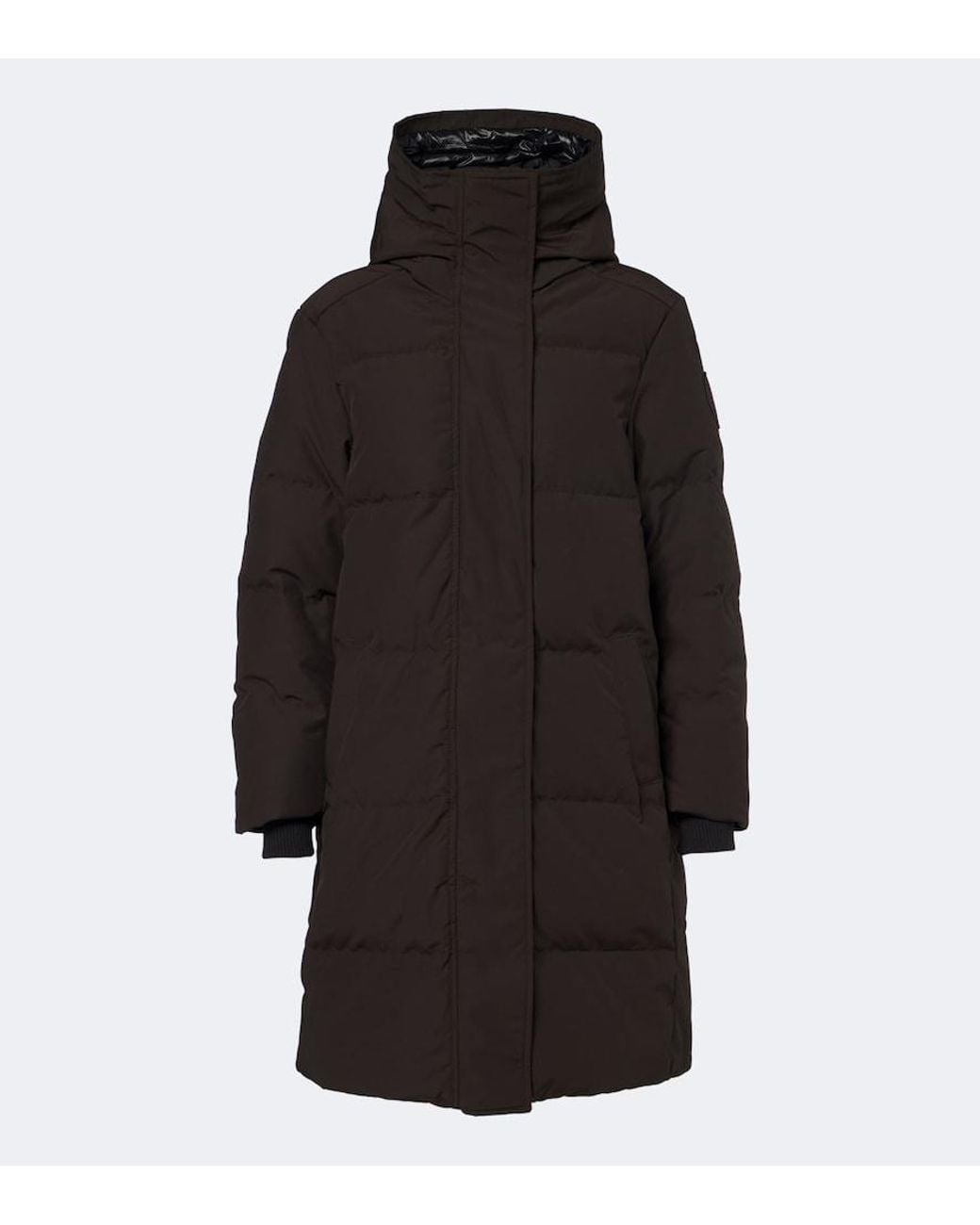 Canada Goose Black Louise Hooded Down Coat