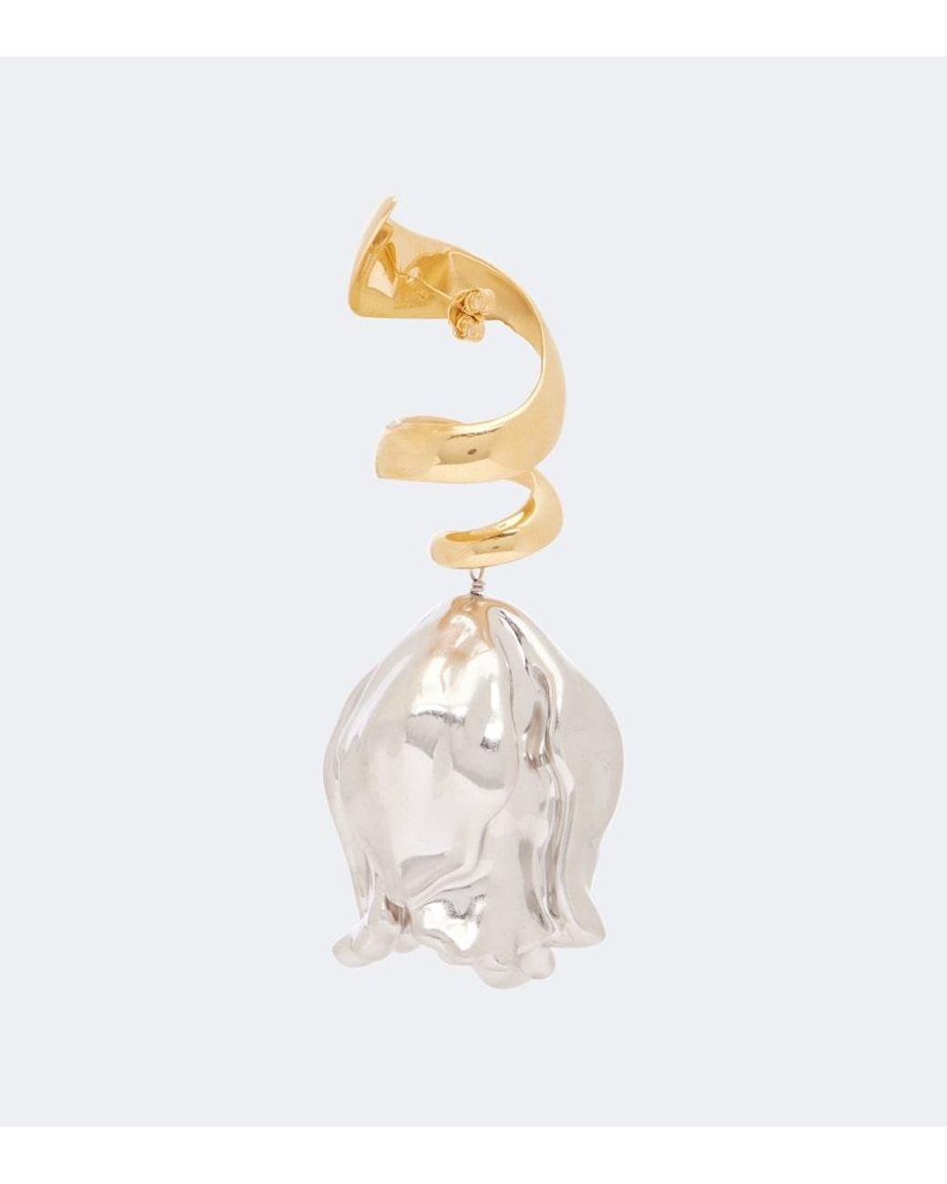Chloé Metallic Laiton Drop Earrings