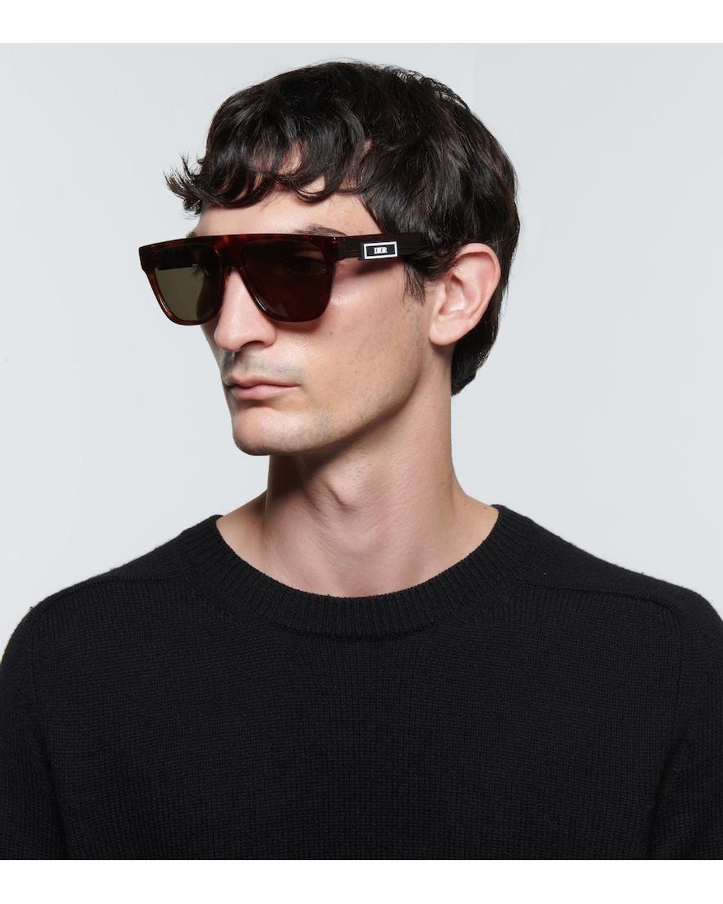 Dior Brown Diorb23 S3I Square Sunglasses for men