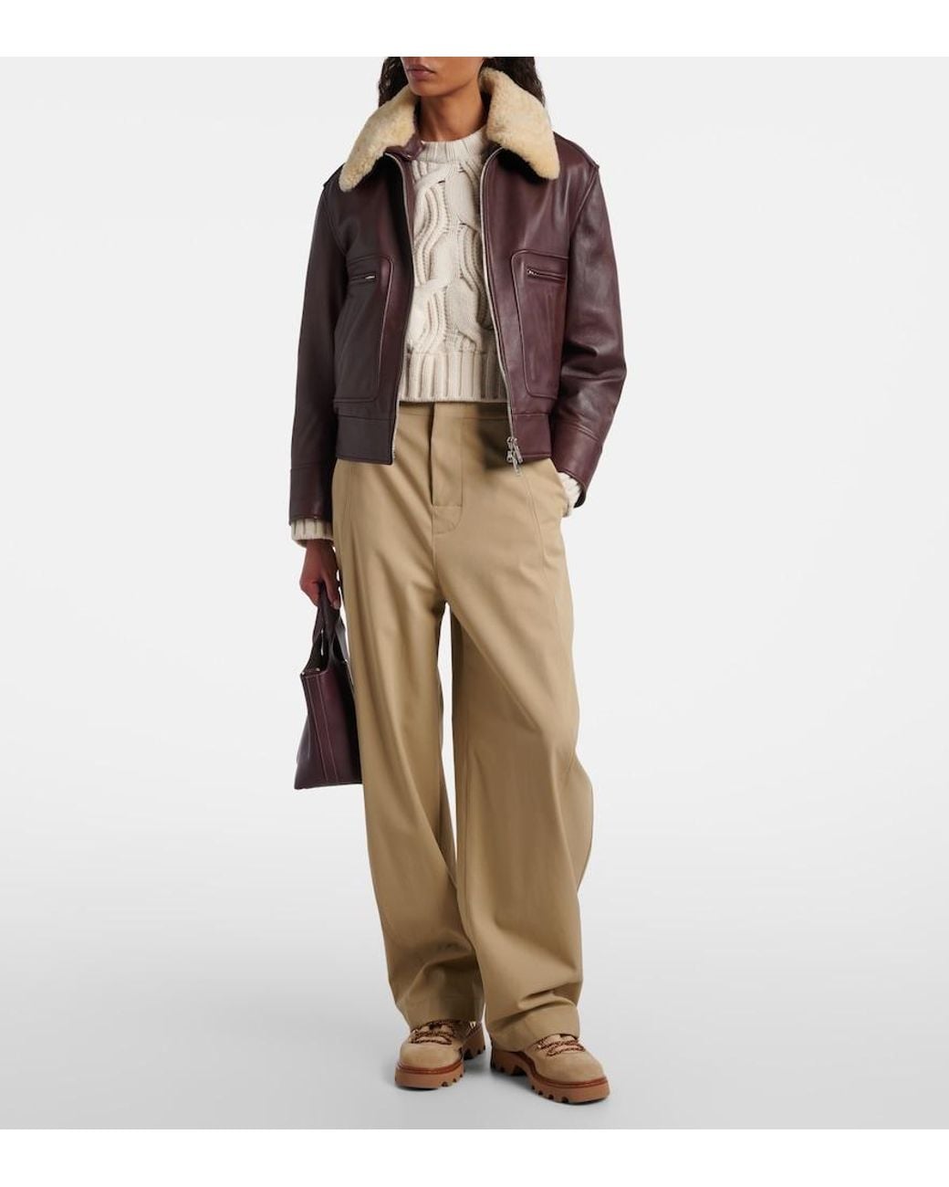 Roger Vivier Brown Viv' Rangers Suede Lace-Up Boots
