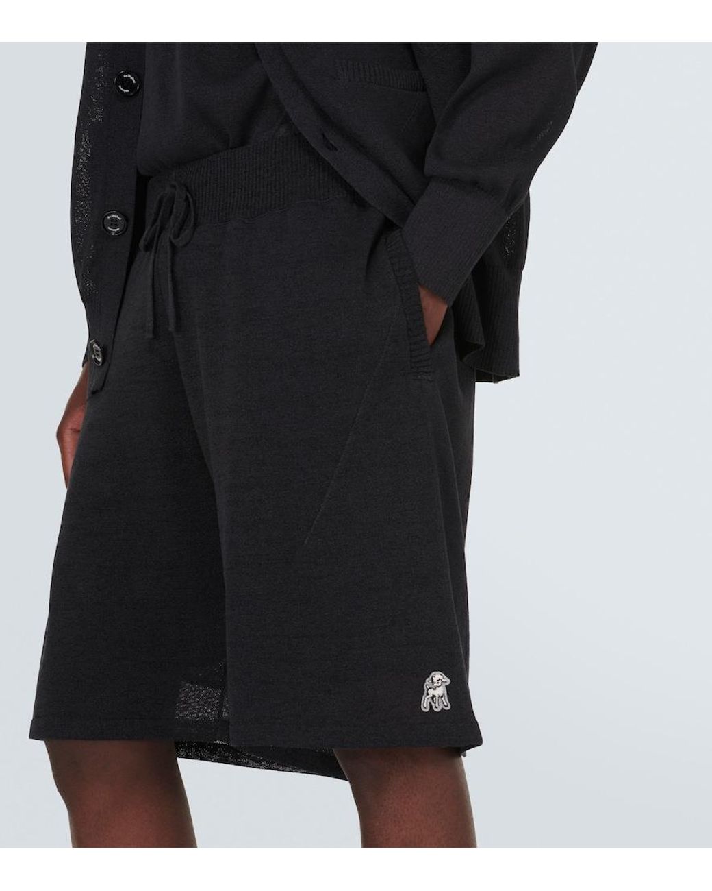 Undercover Gray Knit Shorts for men