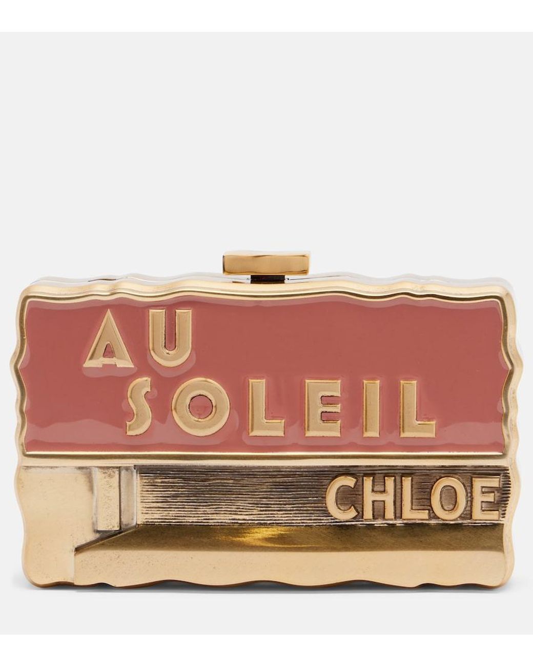 Clutch Soleil Small di Chloé in Pink