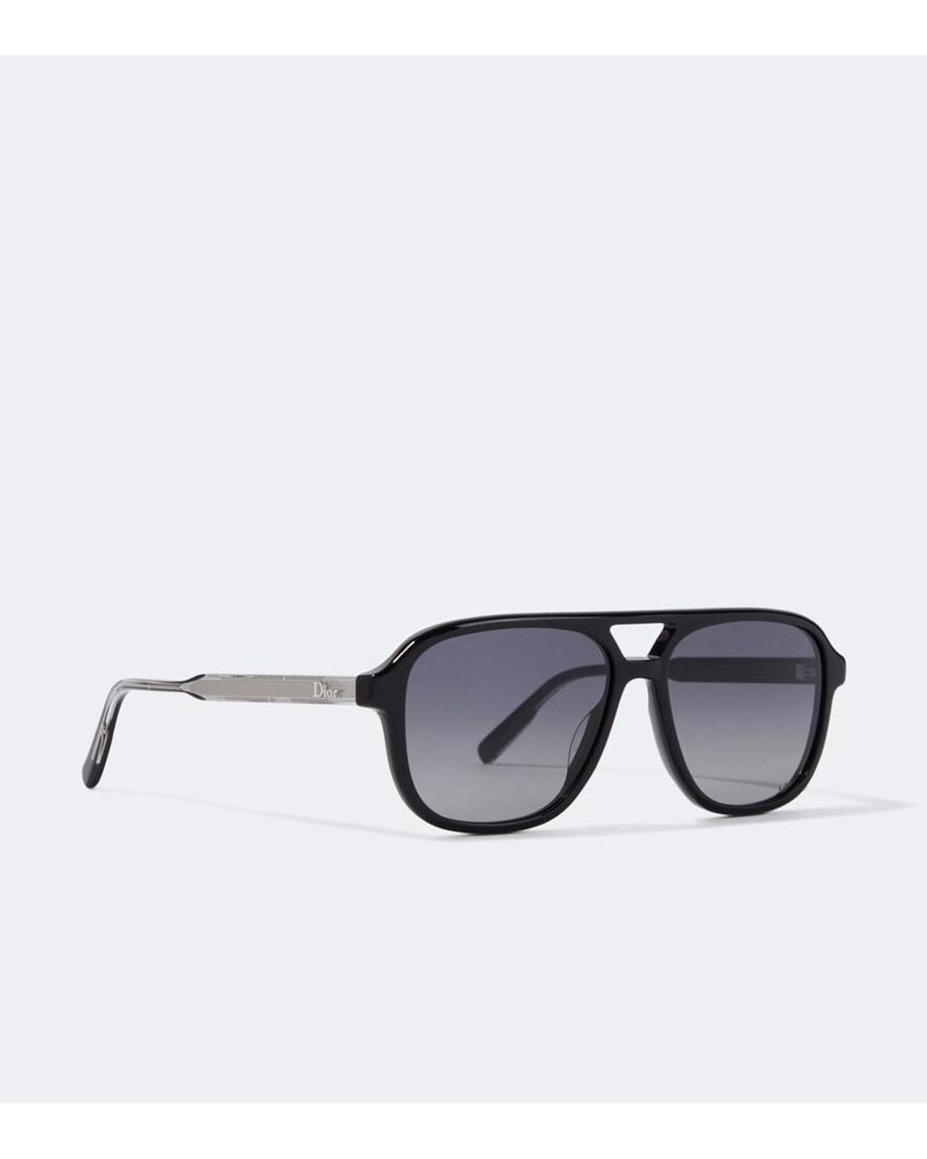Dior Black Dioribbon A1I Navigator Sunglasses for men