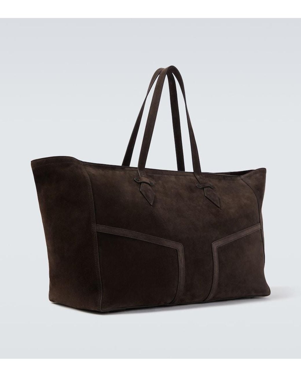 Metier Black Sergeant Suede Duffel Bag for men