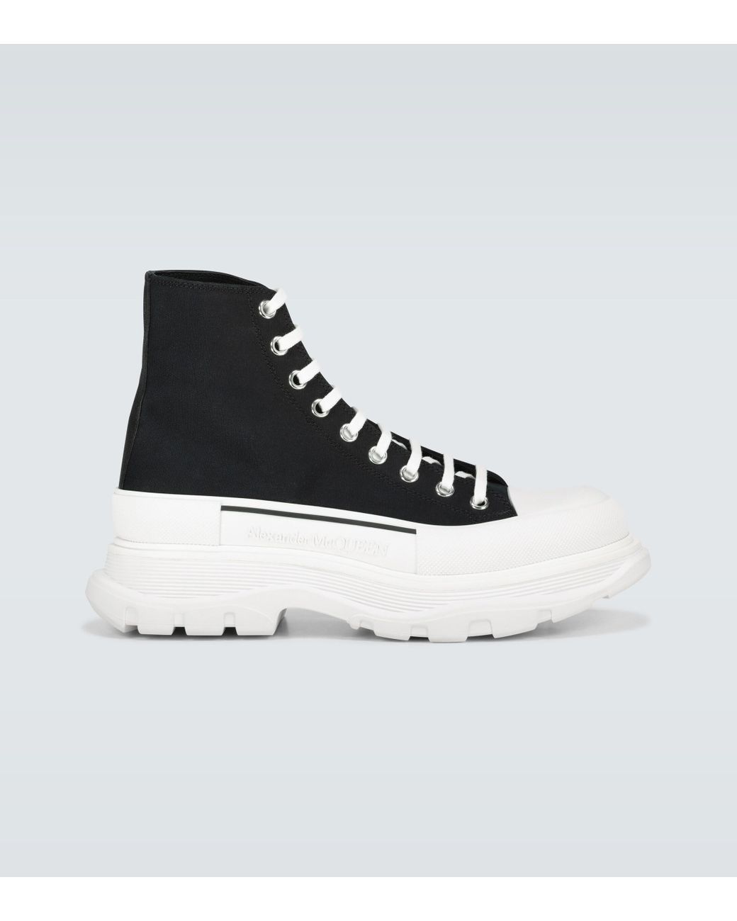 alexander mcqueen tread slick platform sneakers