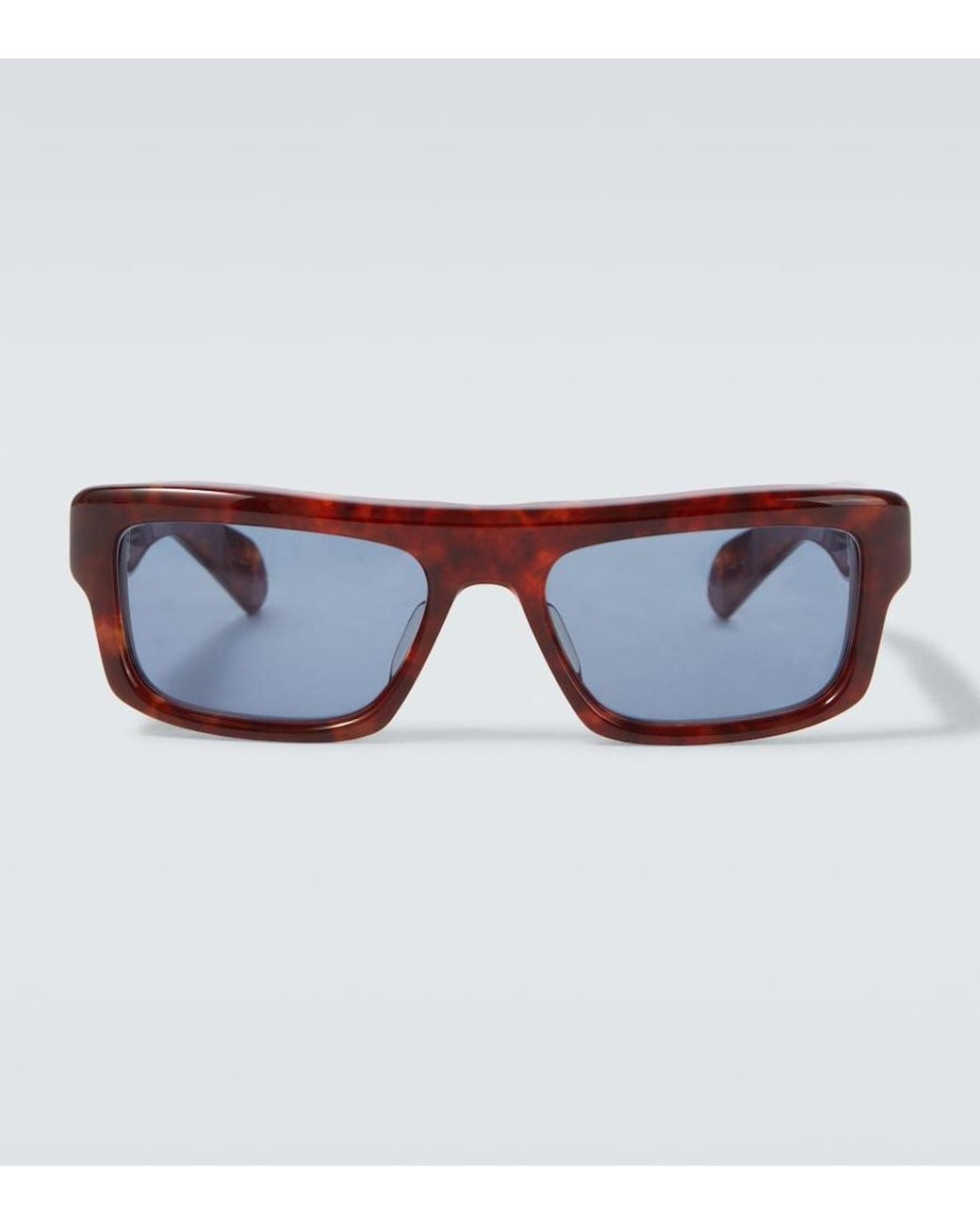 Jacques Marie Mage Brown Cleavon 57 Rectangular Sunglasses for men