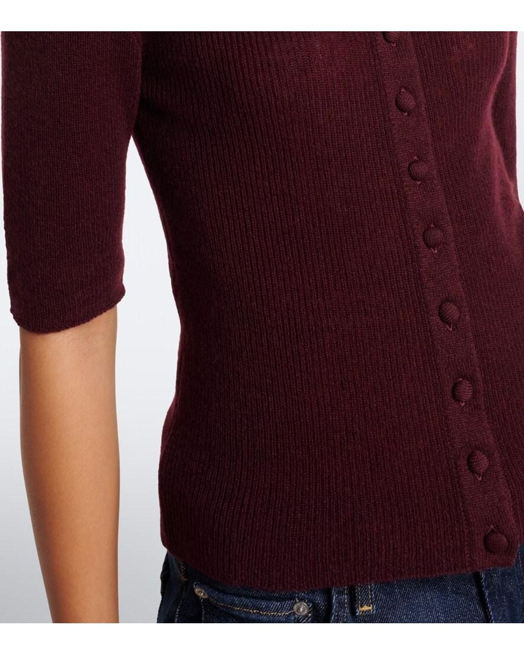 Citizens of Humanity Purple Tabitha Wool And Cashmere Cardigan