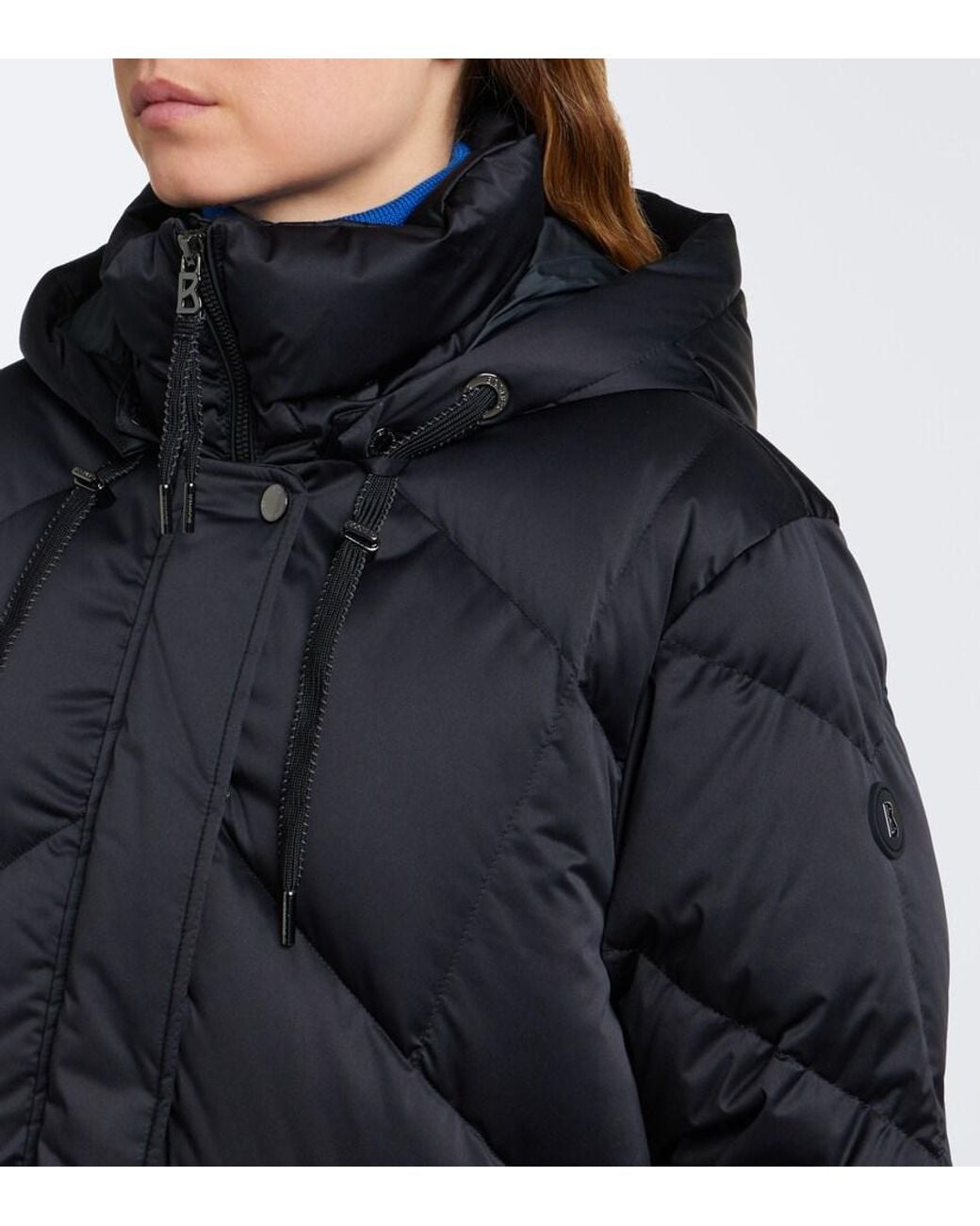 Bogner Black Ginny Hooded Down Coat