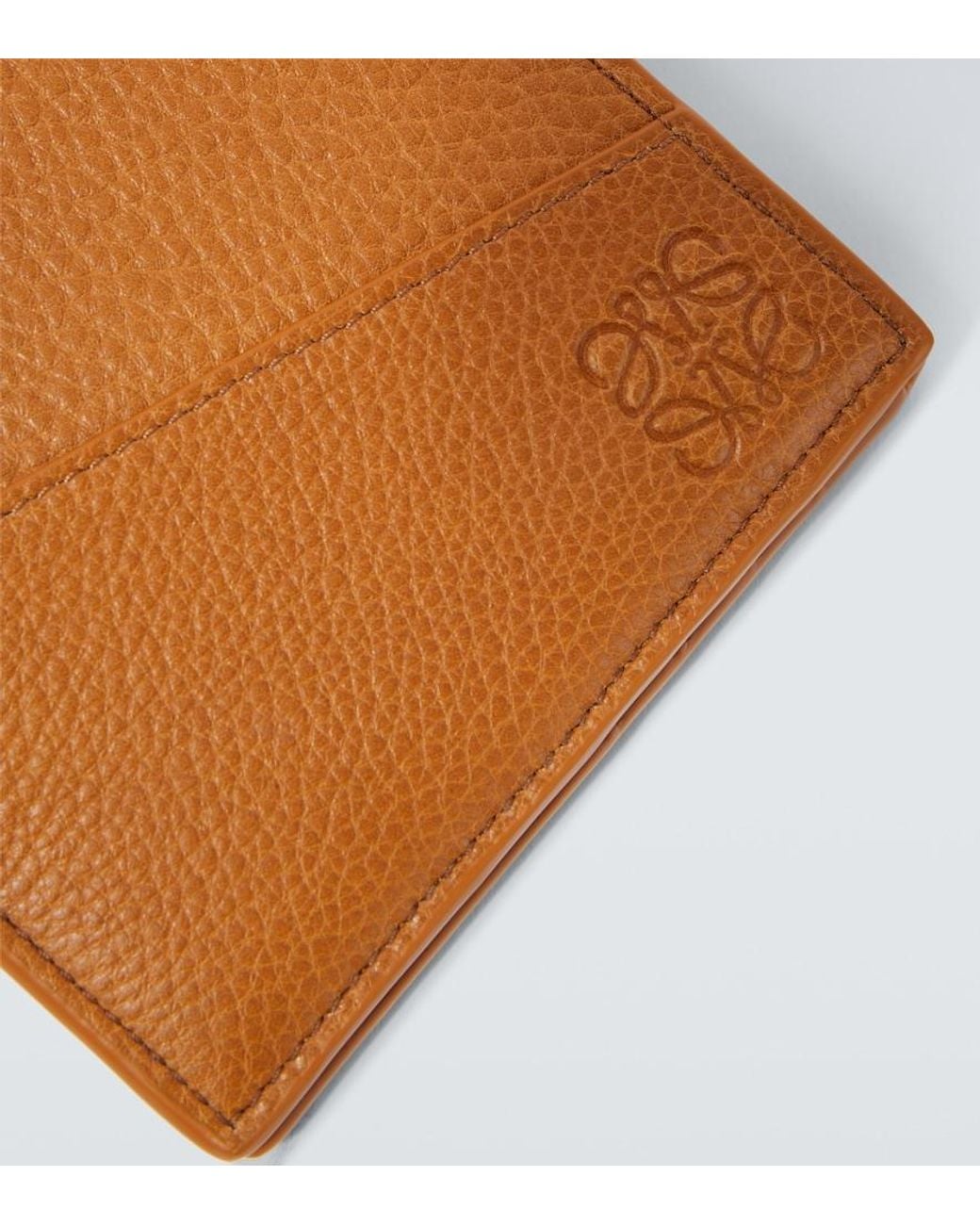 Loewe Brown Puzzle Leather Wallet for men