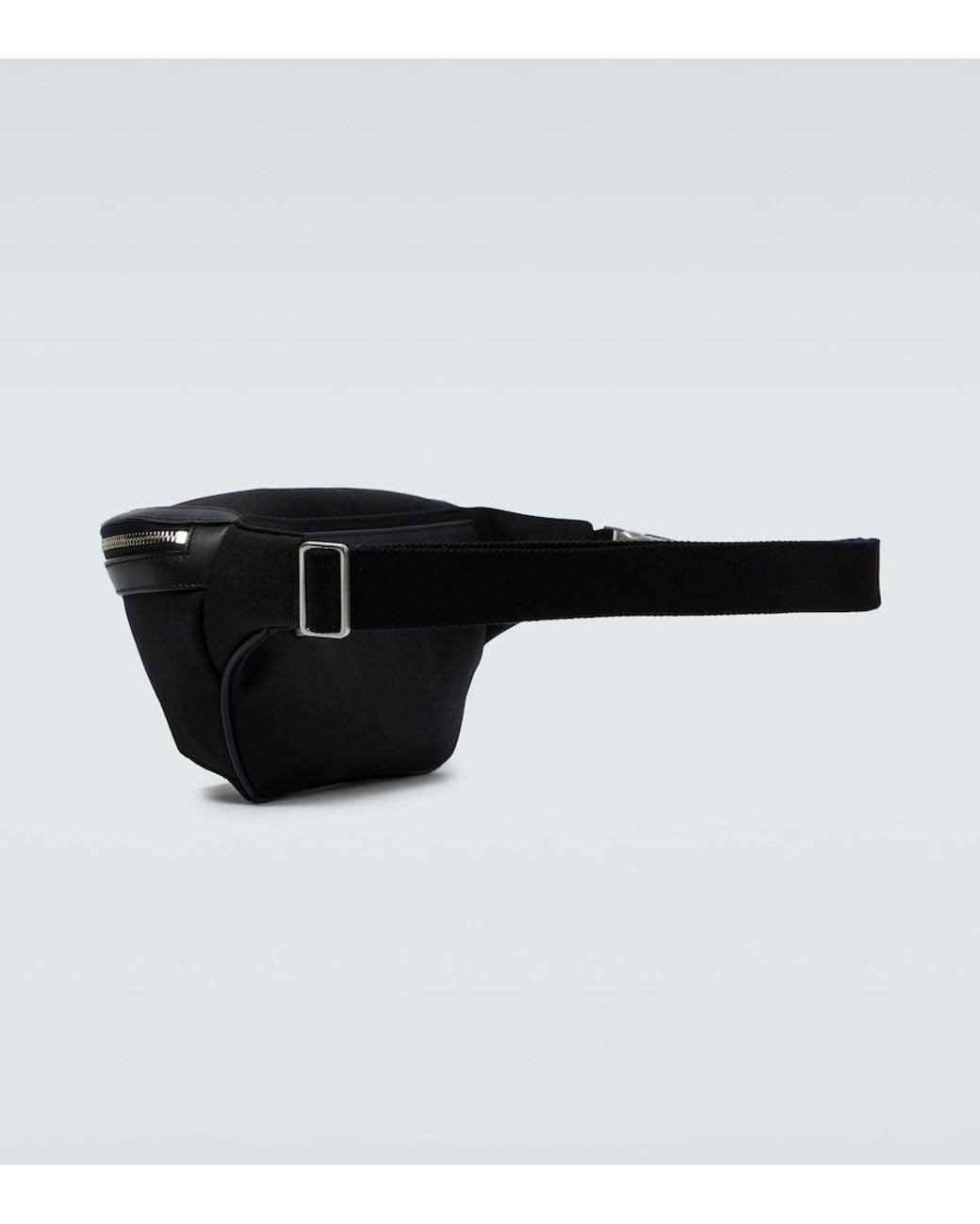 Saint Laurent Black Leather Belt Bag for men