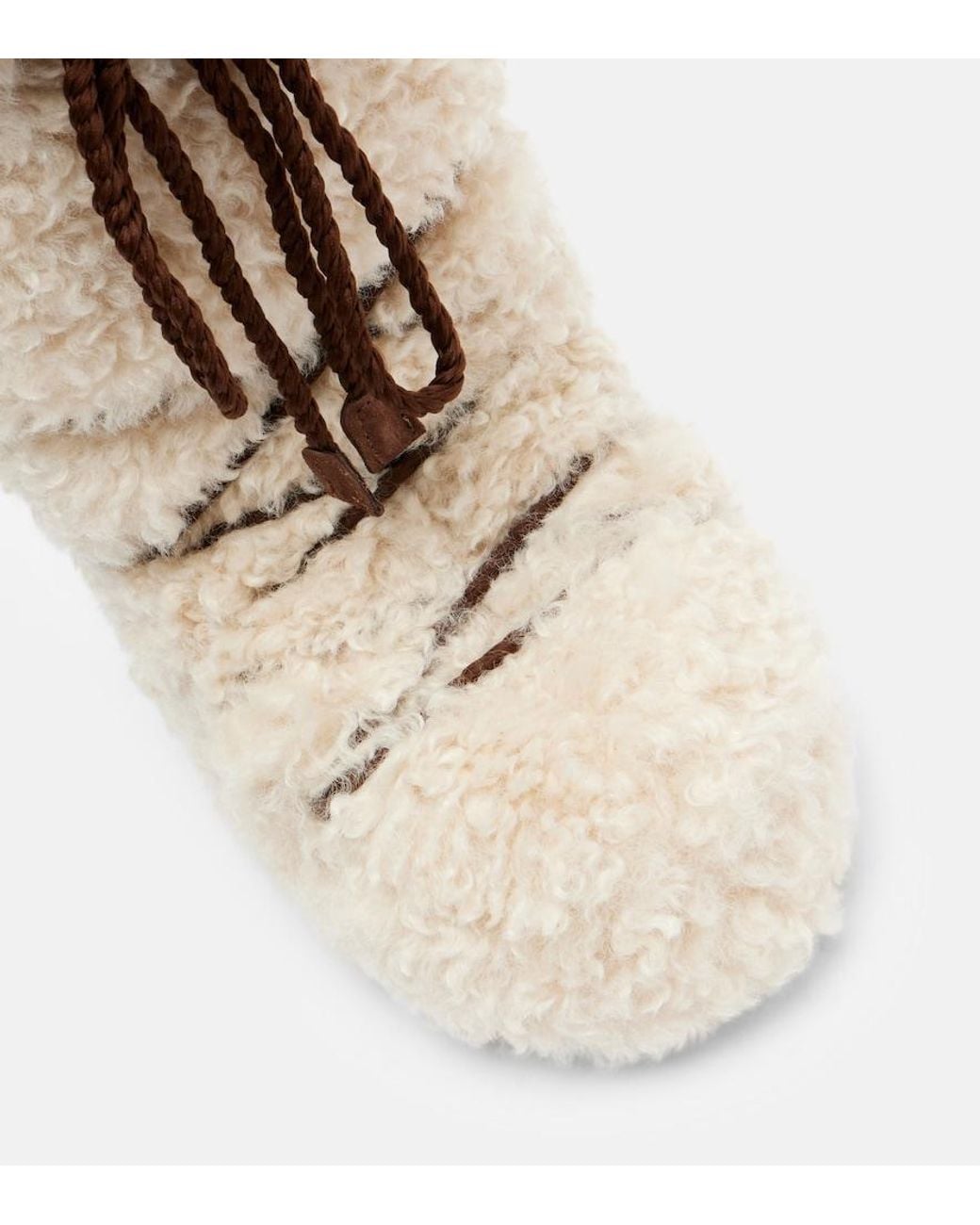 "Icon" Curly Extra Boot di Moon Boot in Natural